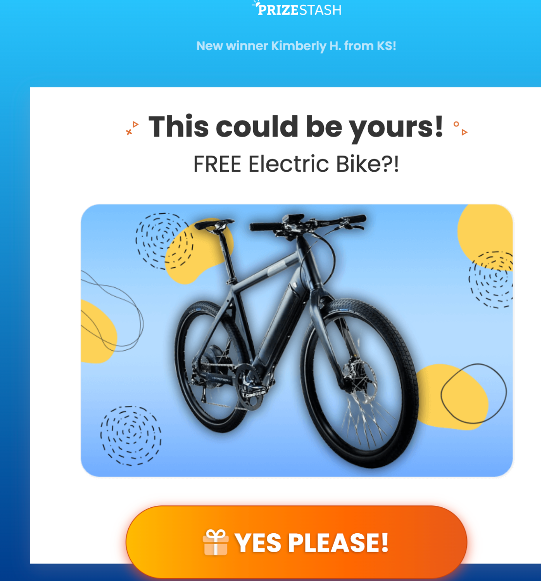 Prize Stash -  Ebike ($100)) 