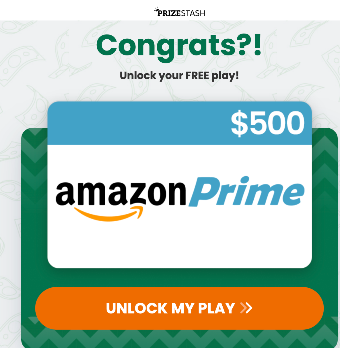 Samples Amazon Prime ($500) 